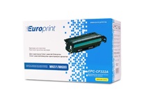Картридж Europrint EPC-CF322A для HP Color LaserJet Enterprise M651, M680, Y, 16,5K
