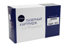 Картридж NetProduct(N-CE260X)  для HP CLJ CP4025/ 4525, BK, 17K, восстановленный