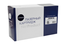 Картридж NetProduct(N-CE261A)  для HP CLJ CP4025/ 4525, C, 11K, восстановленный